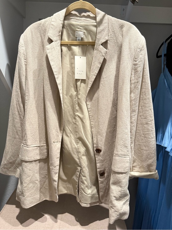 a new day Jackets & Blazers - a new day Light Beige Relaxed Blazer
